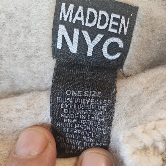 Steve Madden NYC Women's Winter Hat and Scarf Set - Picture 4 of 5